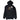 Men's Rainbow Embroidered Logo Hoodie Black Size S