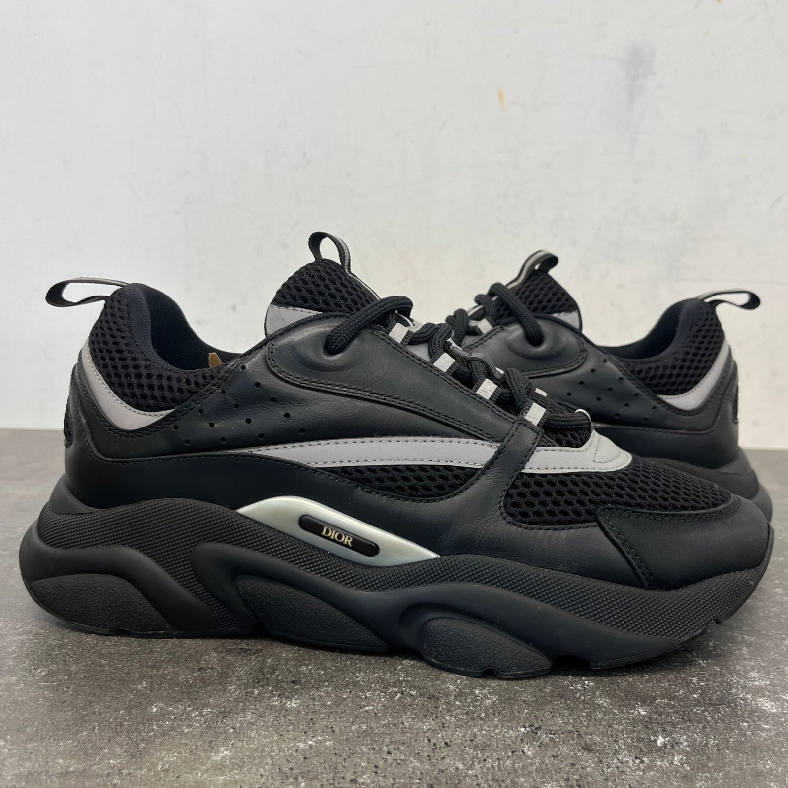 Men's B22 Low Trainers Black Size UK 8 / EU 42 - Photo 12