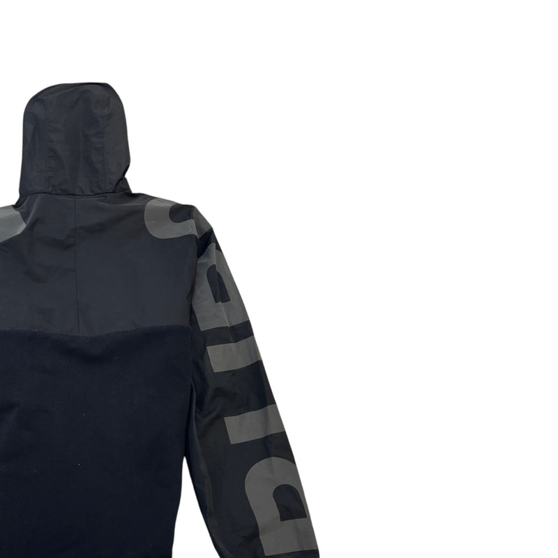 Men's Reflective Logo Hoodie Black Size XS