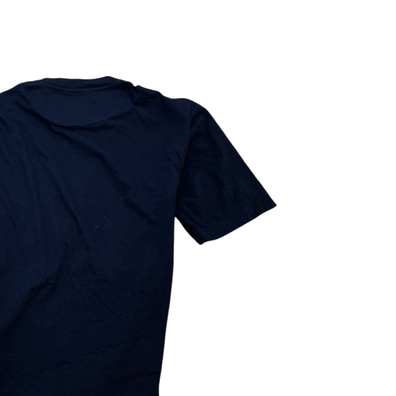Men's Re-Nylon Plaque Logo T-Shirt Navy Size XS