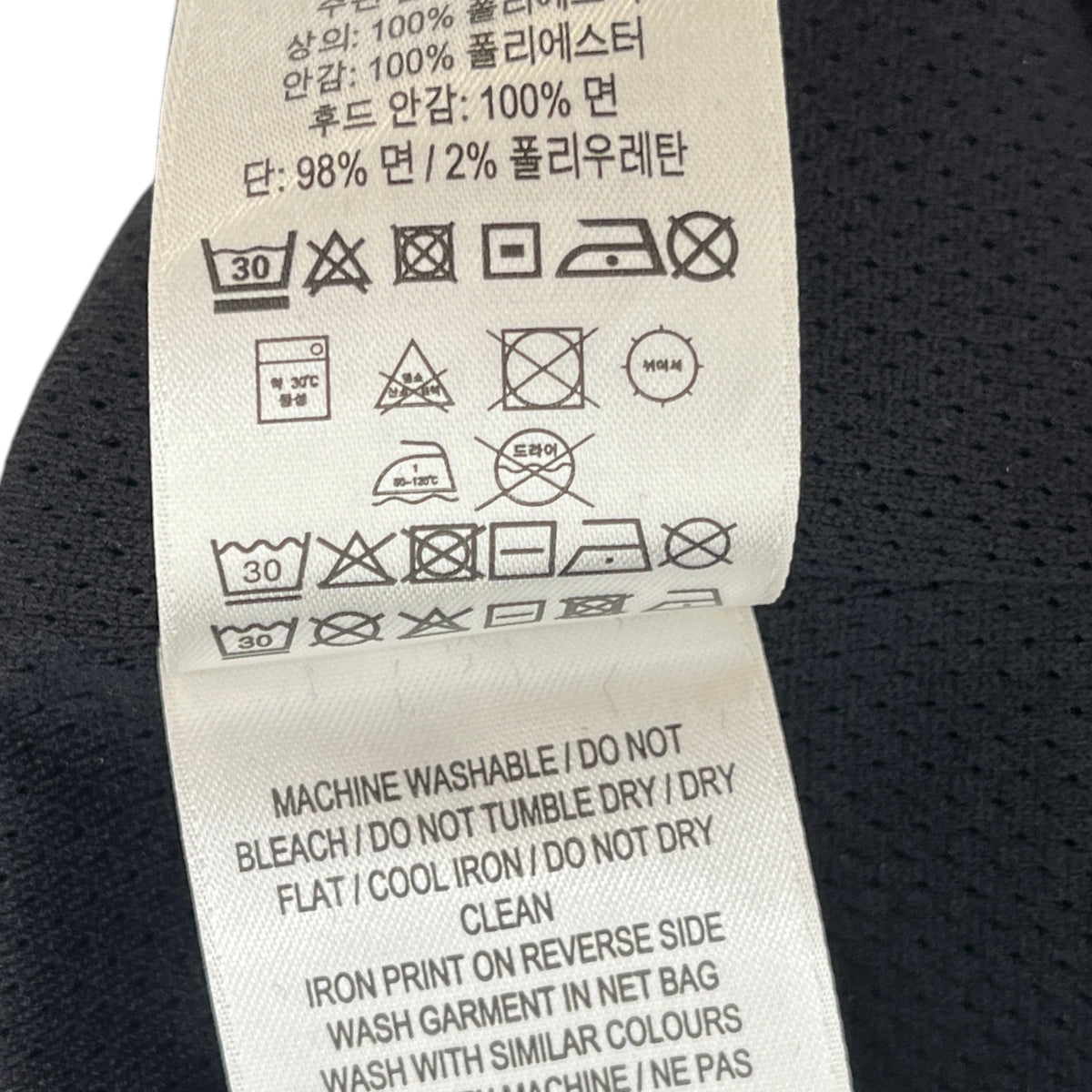 Men's Reflective Logo Hoodie Black Size XS - Photo 5