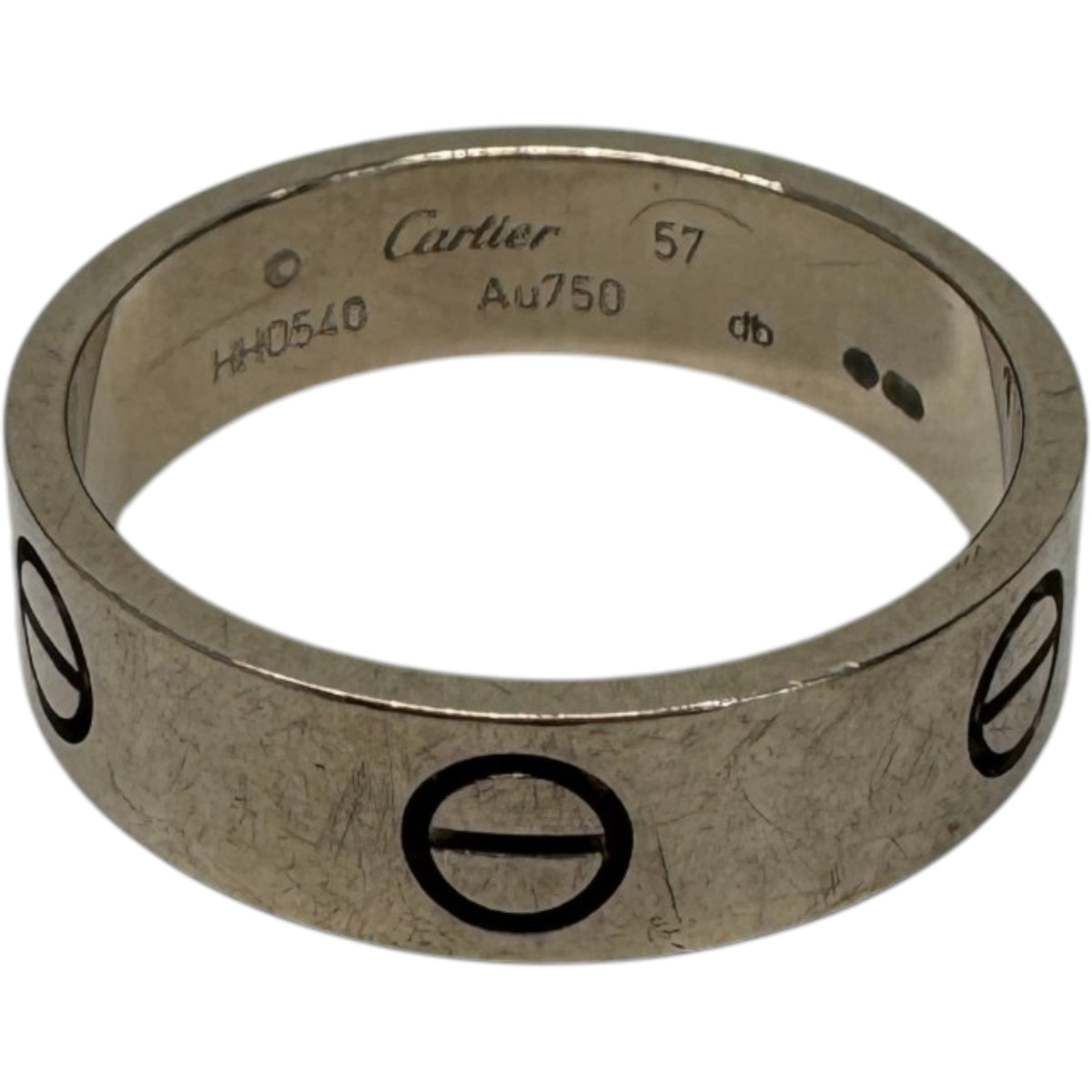 Women's Love Ring Silver Size Q - Photo 1