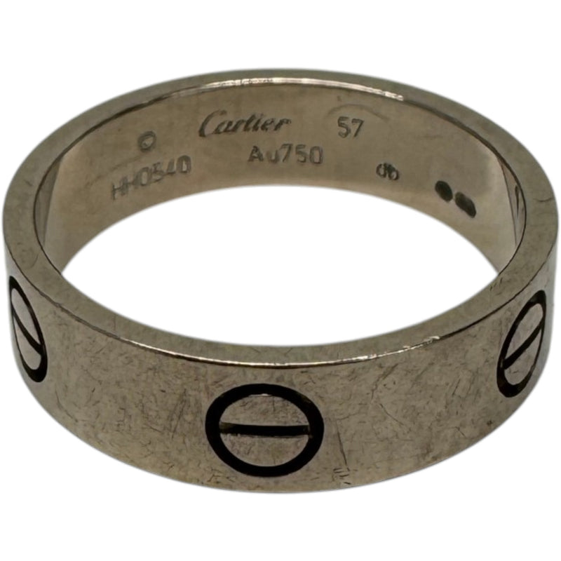 Women's Love Ring Silver Size Q