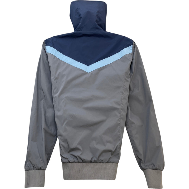 Men's Reversible Monster Eyes Windbreaker Grey Size S