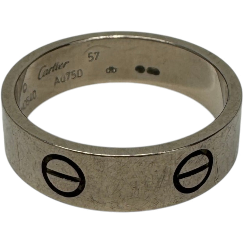 Women's Love Ring Silver Size Q
