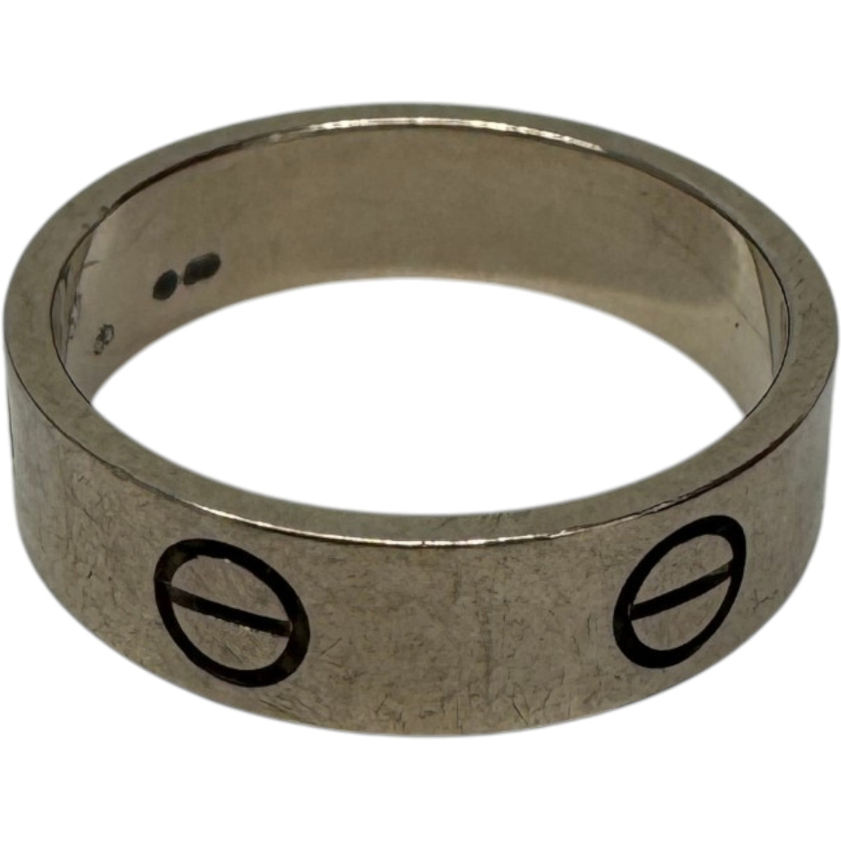 Women's Love Ring Silver Size Q - Photo 4