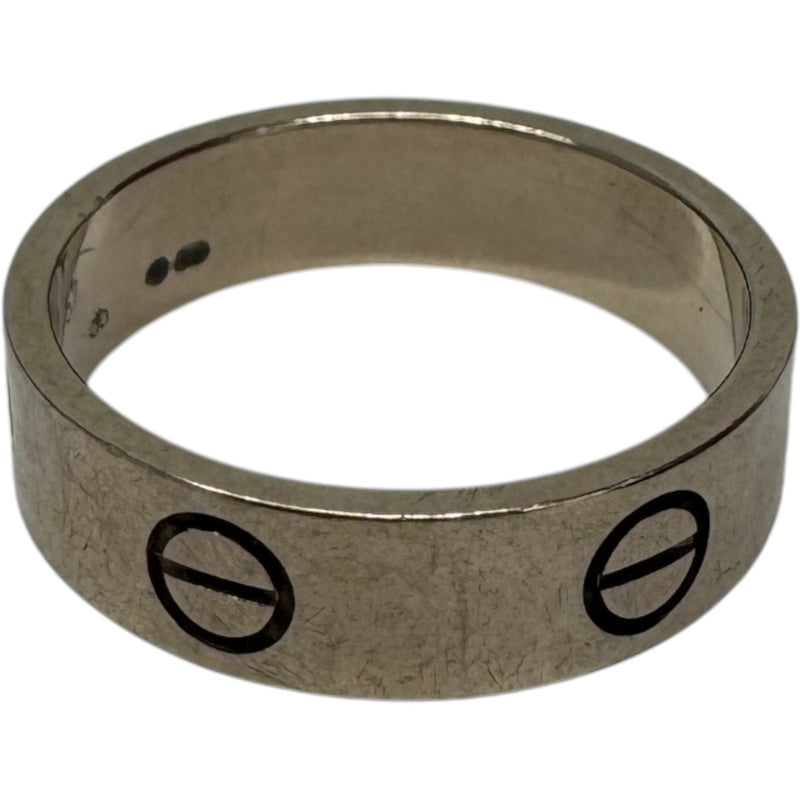 Women's Love Ring Silver Size Q