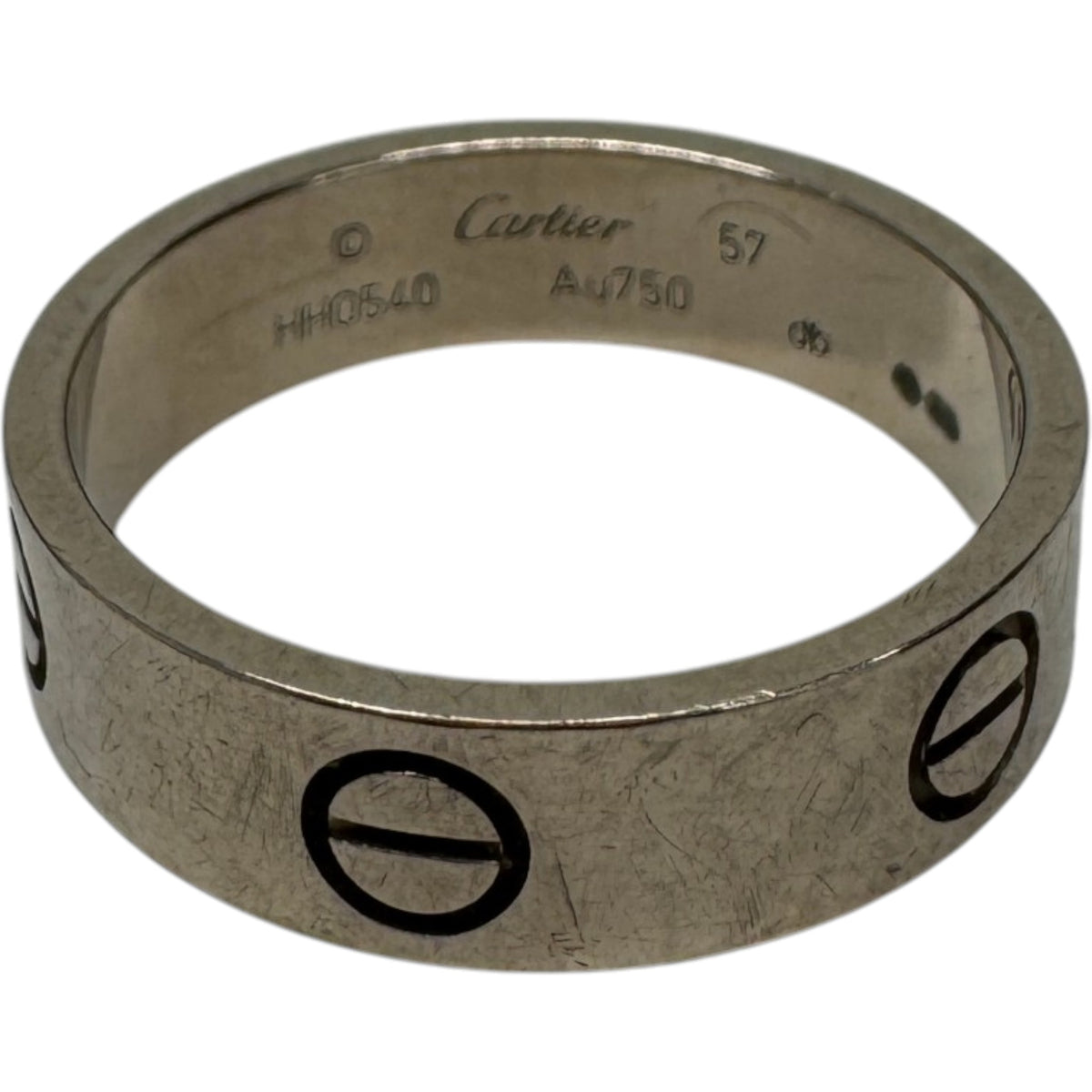 Women's Love Ring Silver Size Q - Photo 8
