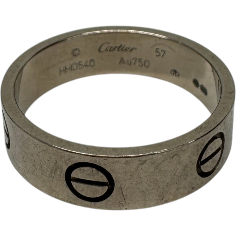 Women's Love Ring Silver Size Q