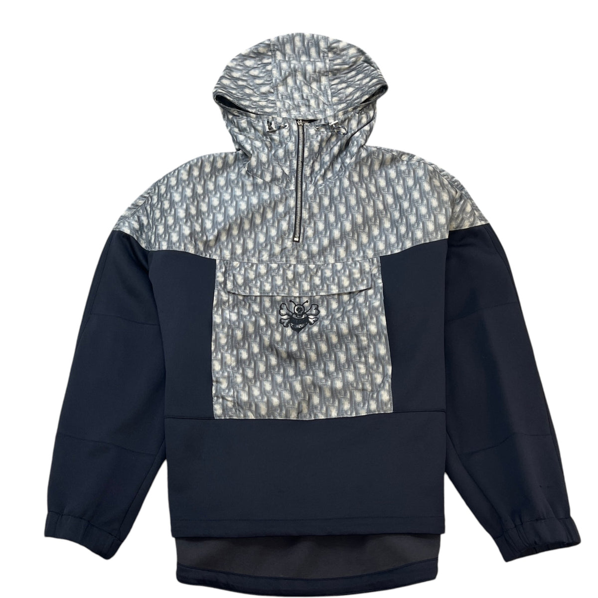 Men's X Shawn Stussy Oblique Anorak Windbreaker Black Size L - Photo 1
