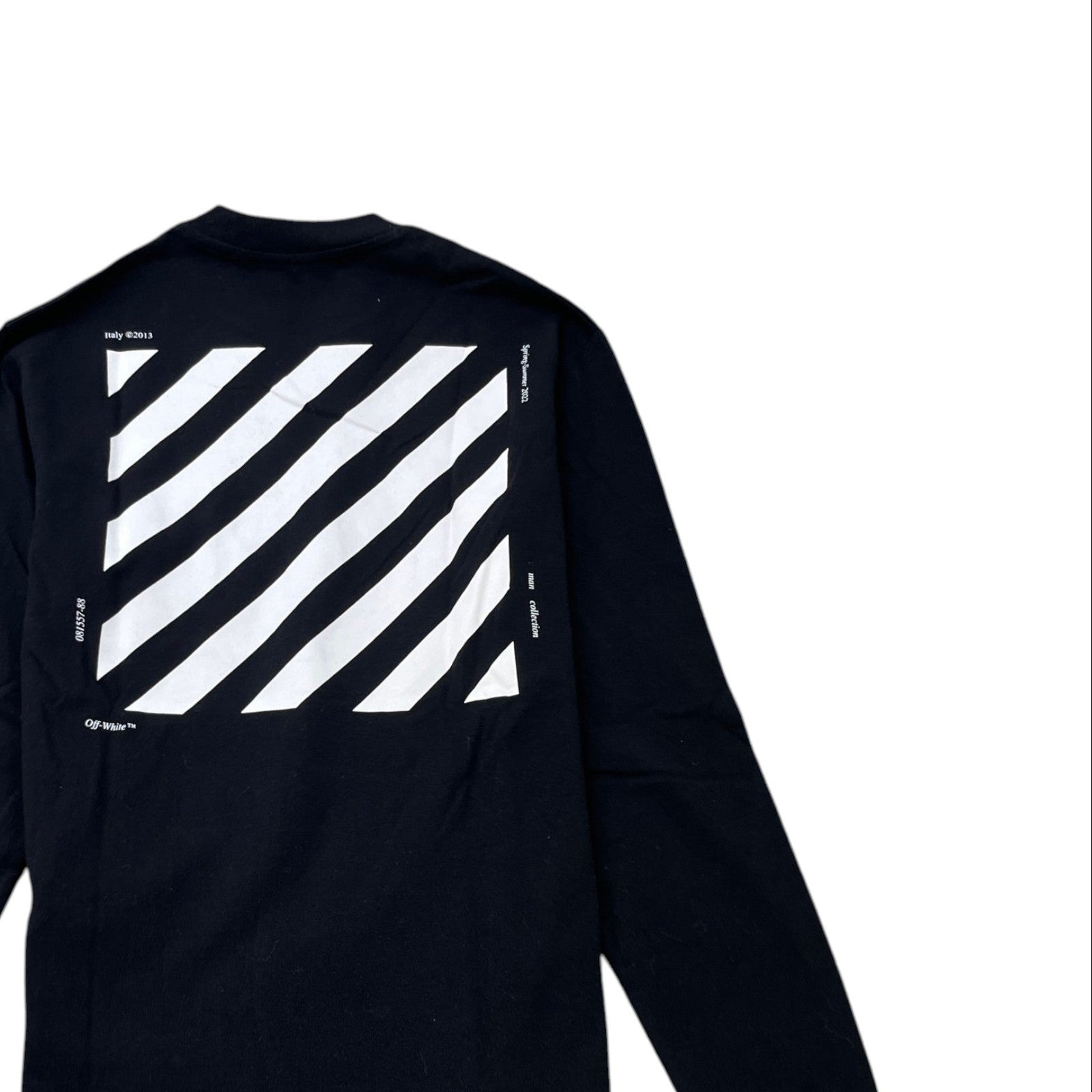 Men's Diag Skate Long Sleeve T-Shirt Black Size XS - Photo 4