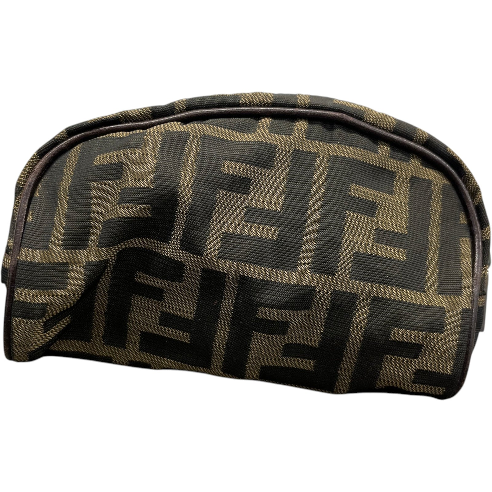 Women's FF Monogram Toiletry Bag Brown - Photo 2