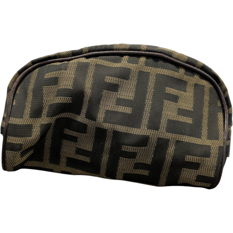 Women's FF Monogram Toiletry Bag Brown