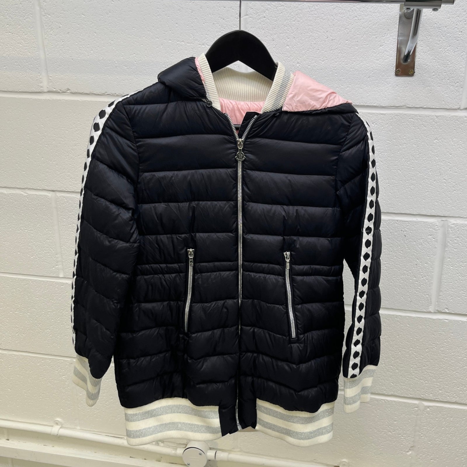 Women's Campanule Down Jacket Black Size Junior Age 12 - Photo 11