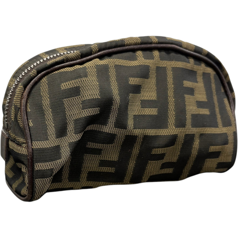 Women's FF Monogram Toiletry Bag Brown
