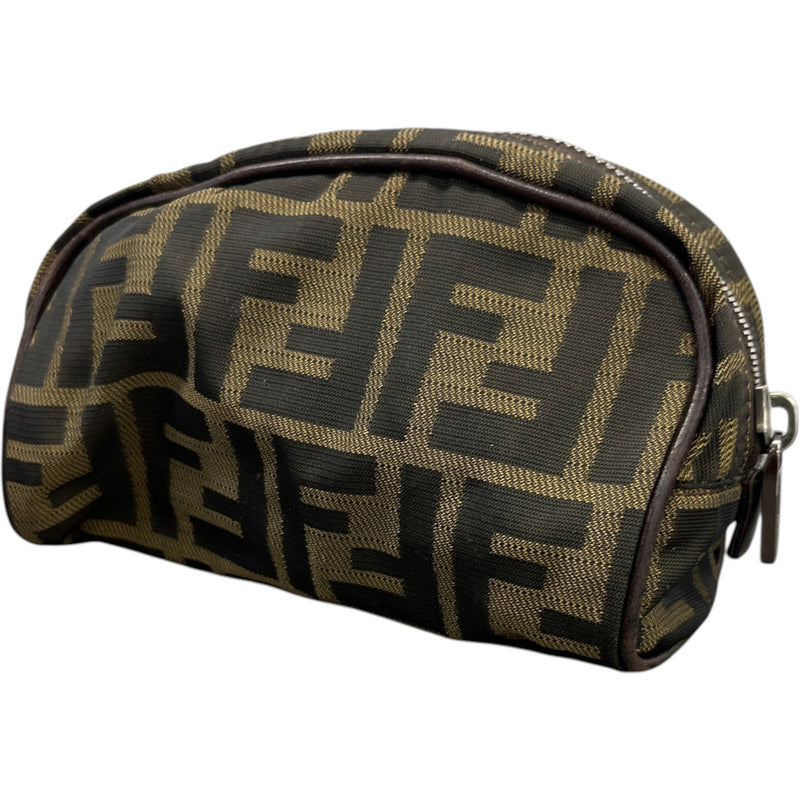 Women's FF Monogram Toiletry Bag Brown