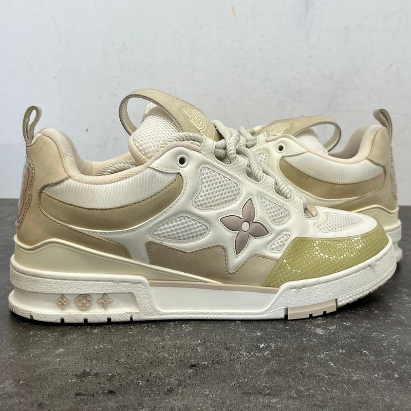 Men's LV Skate Low Trainers Beige Size UK 10 / EU 44