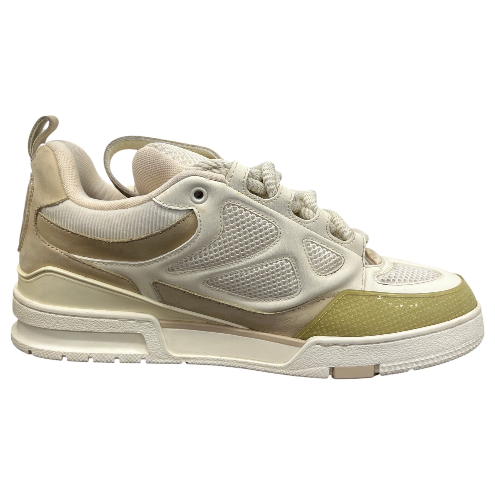 Men's LV Skate Low Trainers Beige Size UK 10 / EU 44 - Photo 4
