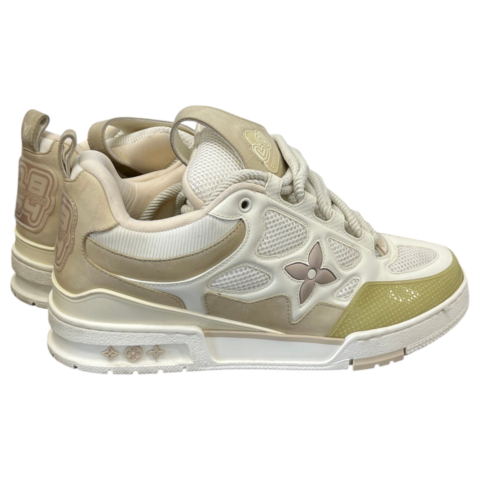 Men's LV Skate Low Trainers Beige Size UK 10 / EU 44 - Photo 8