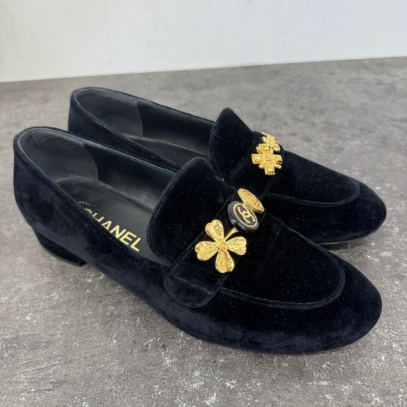 Women's Cc Charm Loafers Black Size EU 37 / UK 4