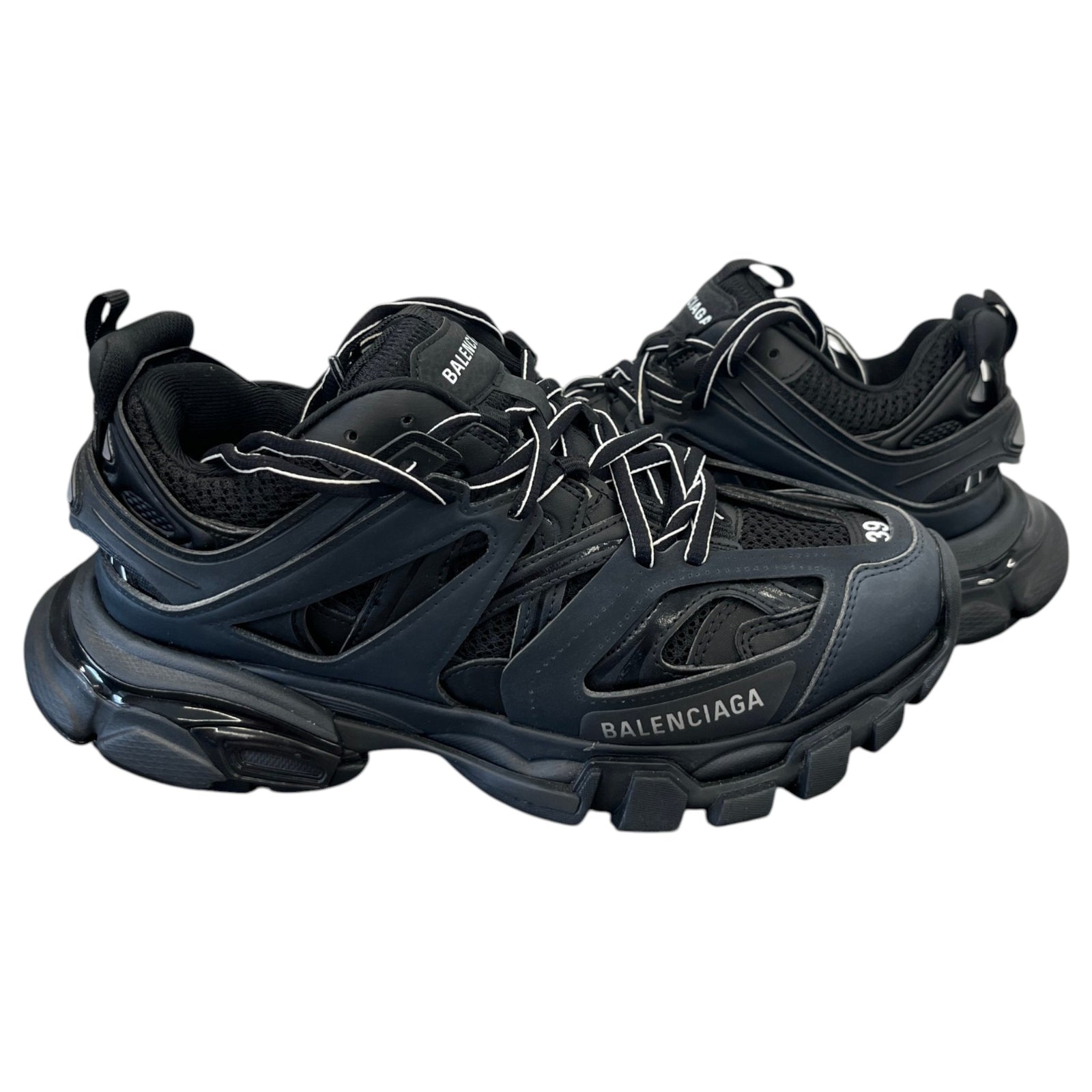 Women's Track Runner Low Trainers Black Size UK 6 / EU 39 - Photo 3