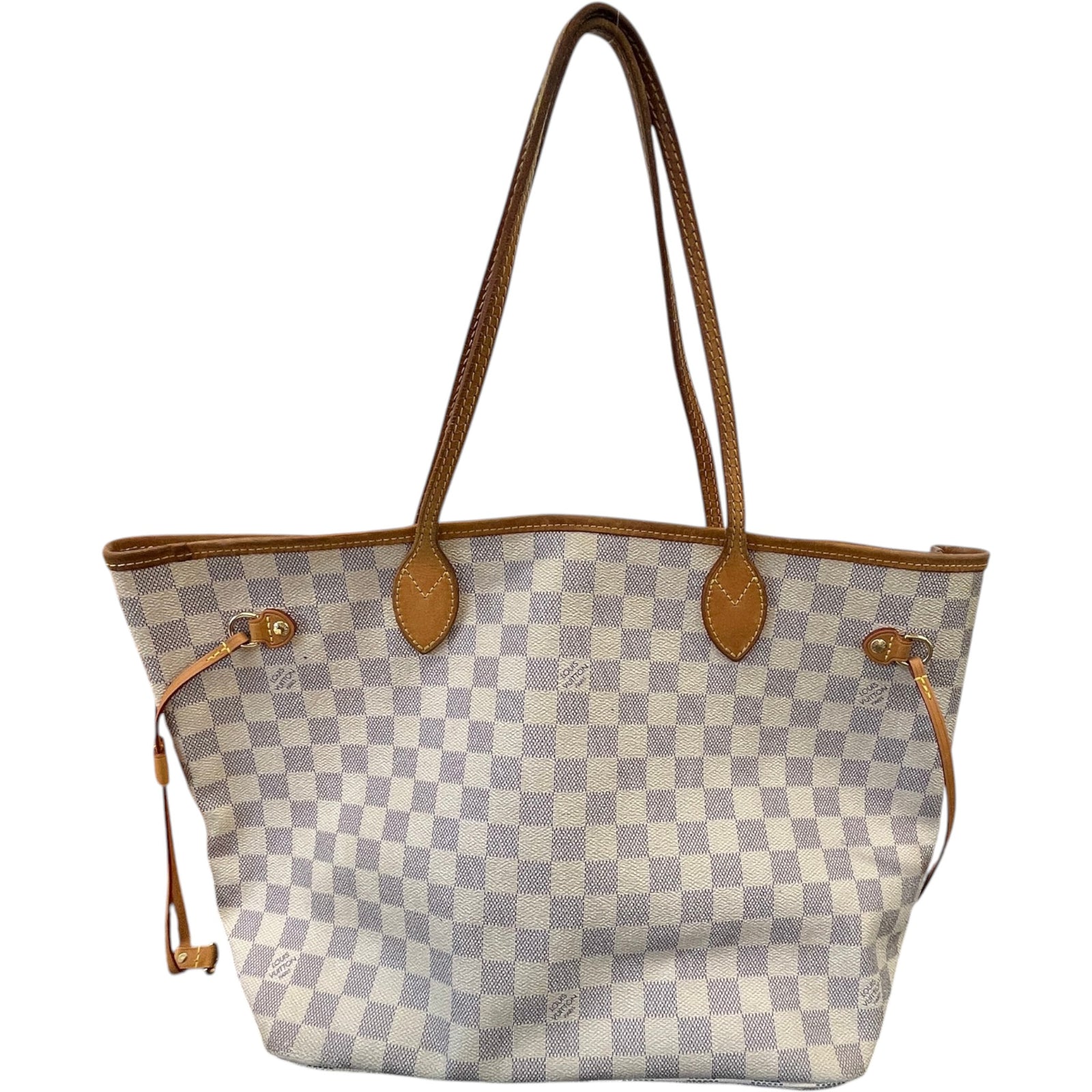 Women's Damier Azur Neverfull Mm Tote Bag White - Photo 1