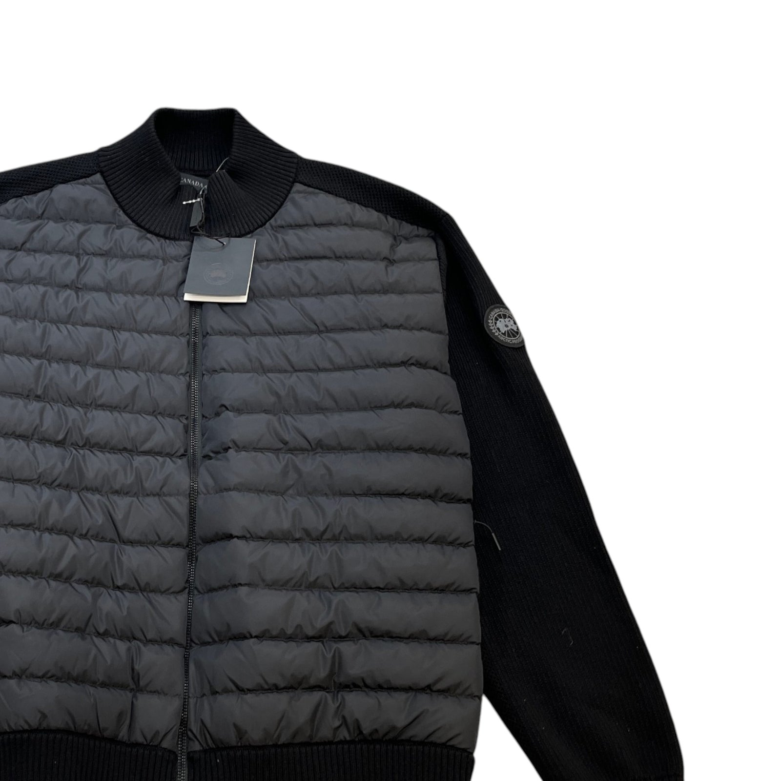 Men's Hybridge Knit Jacket Jacket Black Size XXL - Photo 3