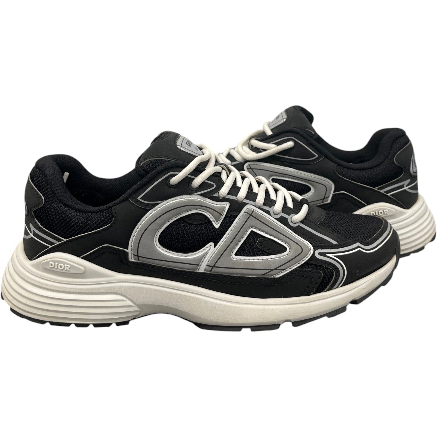 Men's B30 Low Trainers Black Size EU 41.5 / UK 7.5 - Photo 2
