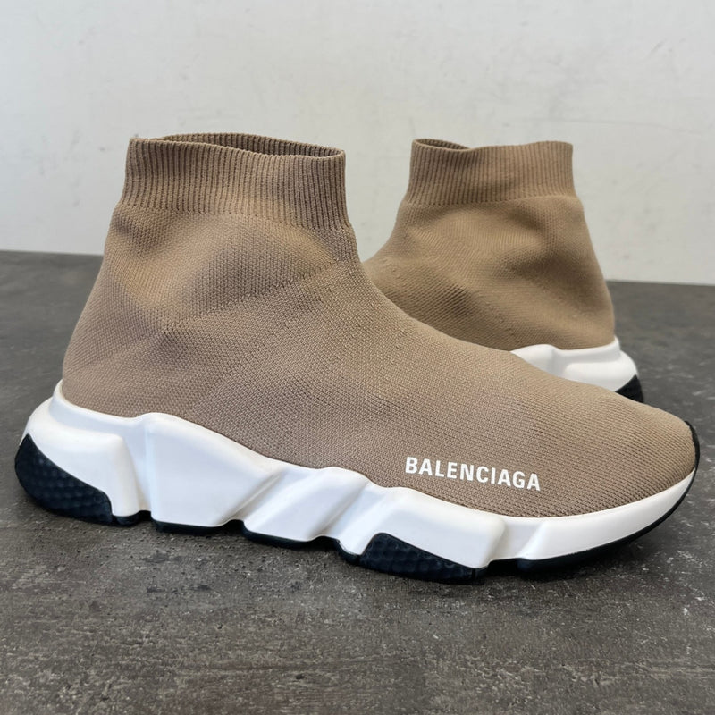 Women's Speed Sock High Trainers Beige Size UK 6 / EU 39