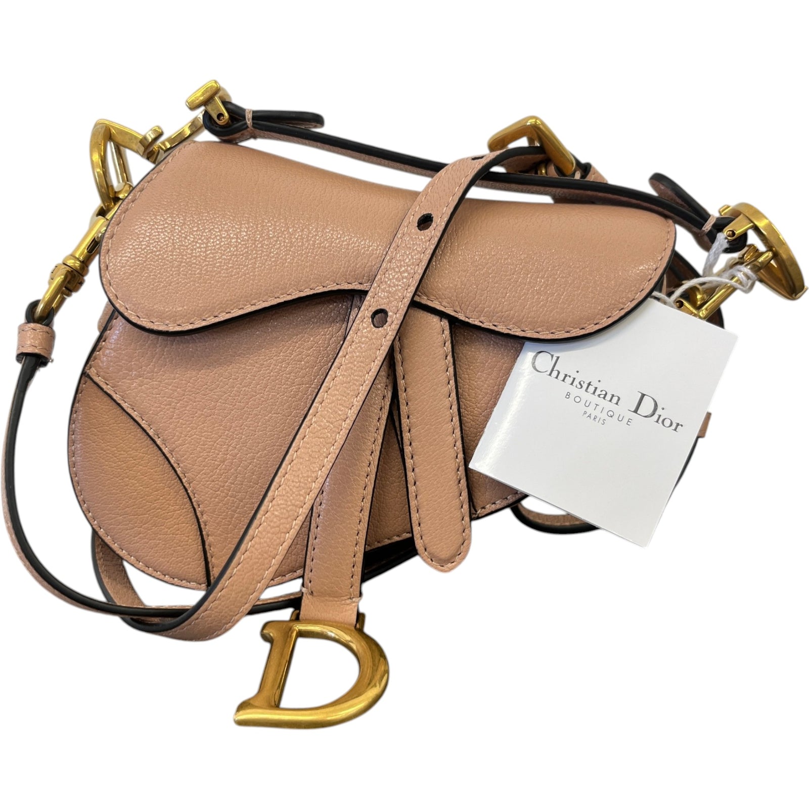 Women's Saddle Micro Bag Bag Nude - Photo 1