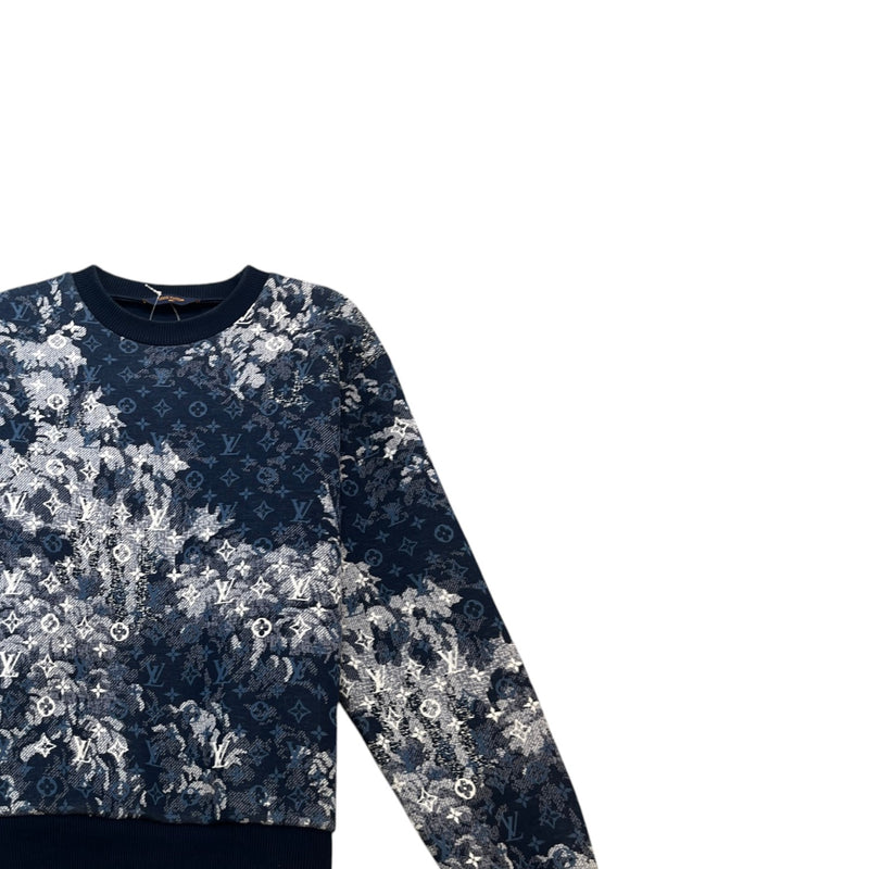Men's Tapestry Monogram Sweatshirt Navy Size L