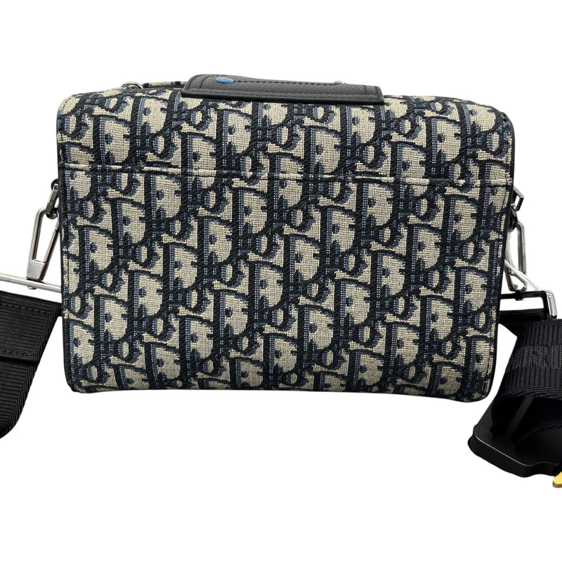 Men's Oblique Lingot Messenger Bag Beige