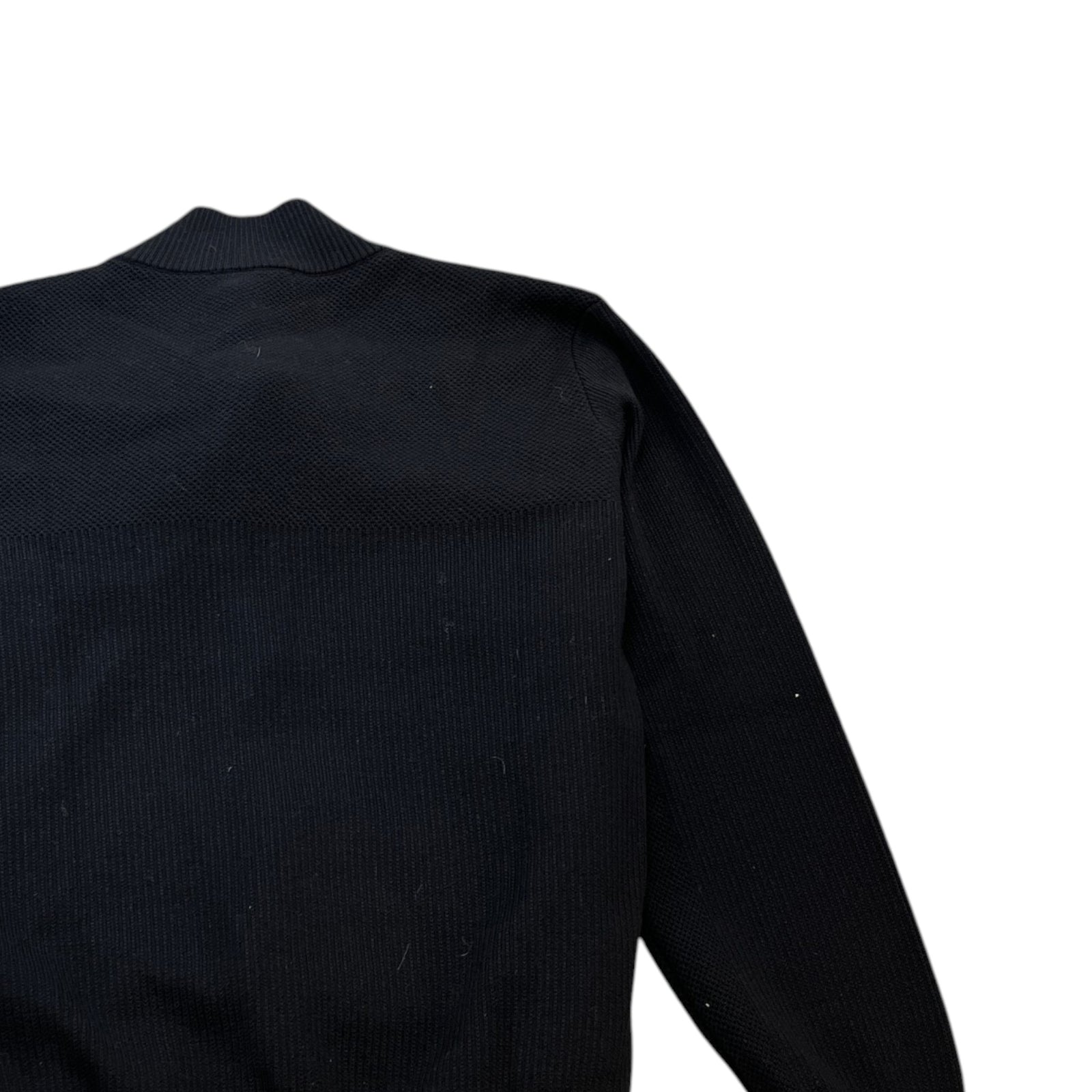 Men's Hybridge Knit Jacket Jacket Black Size XXL - Photo 4