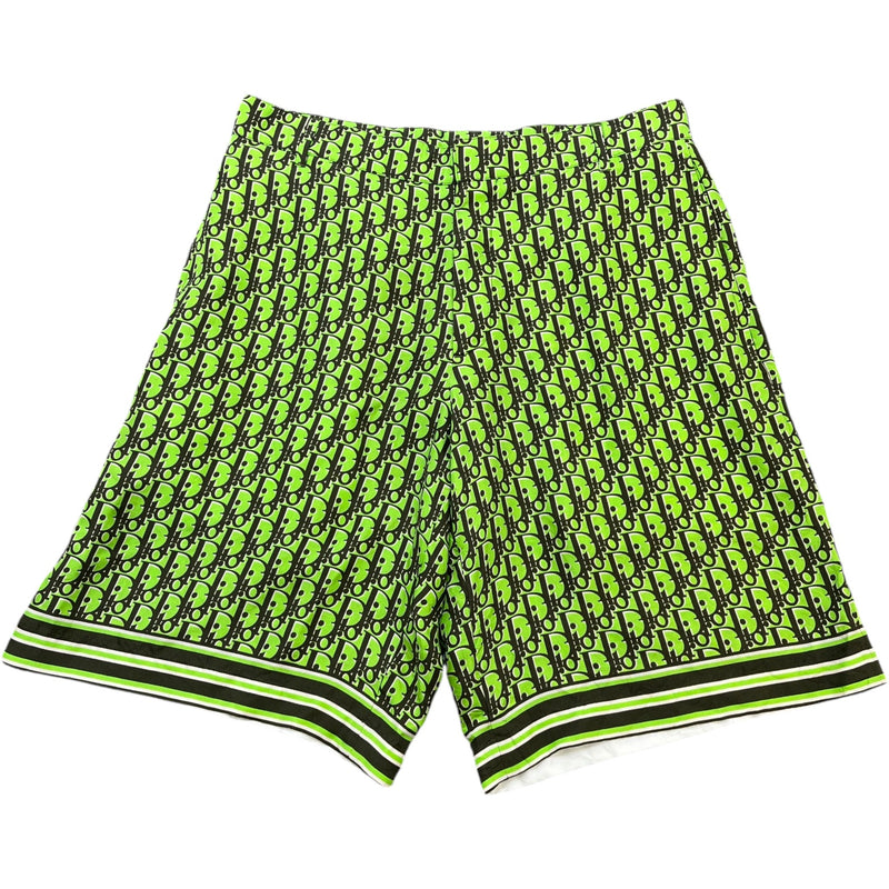 Men's Oblique Shorts Green Size M / W32
