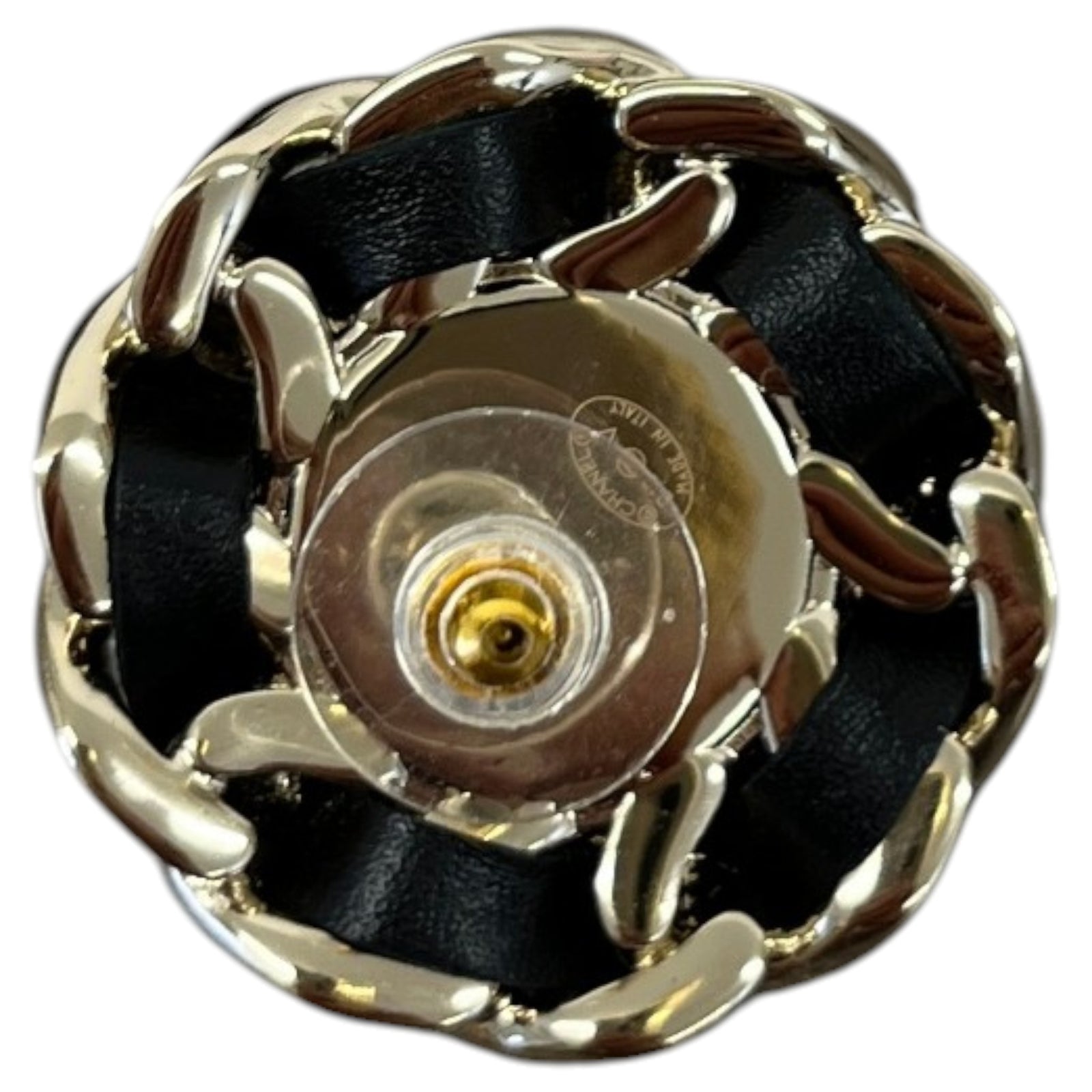 Women's CC Pearl Earrings Black - Photo 5