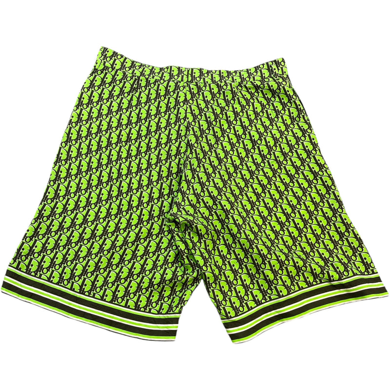 Men's Oblique Shorts Green Size M / W32