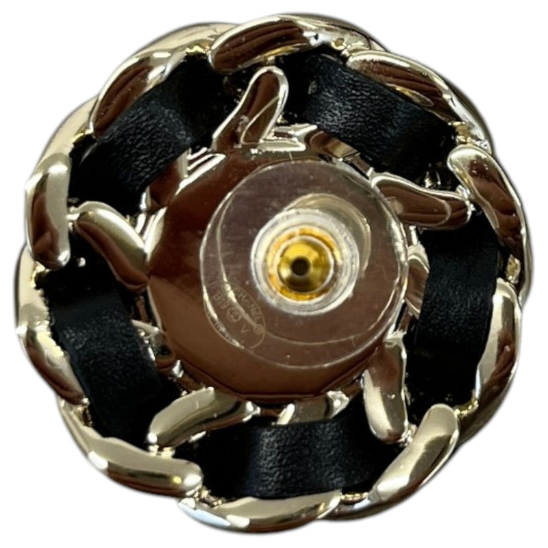 Women's CC Pearl Earrings Black