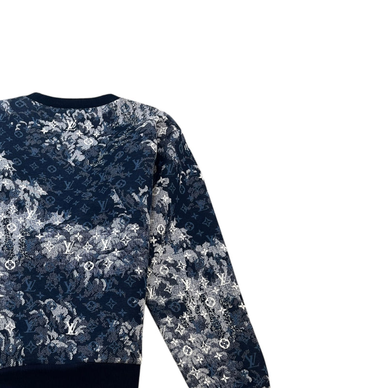 Men's Tapestry Monogram Sweatshirt Navy Size L