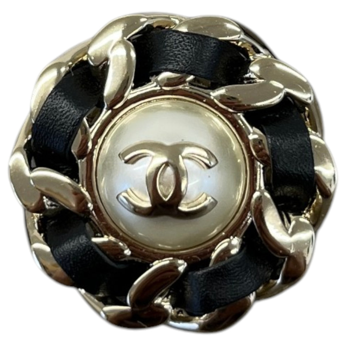 Women's CC Pearl Earrings Black - Photo 7