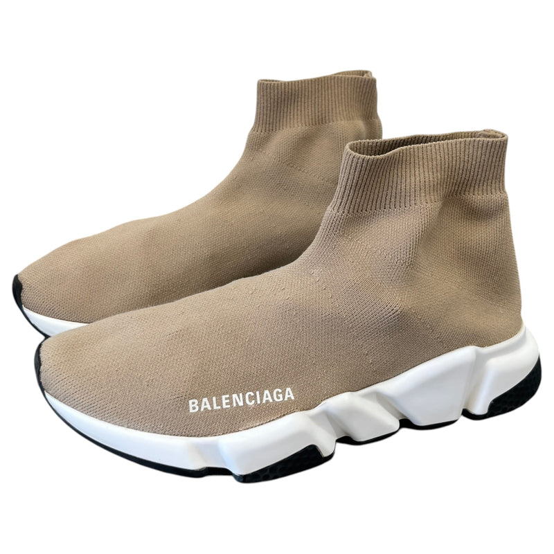 Women's Speed Sock High Trainers Beige Size UK 6 / EU 39