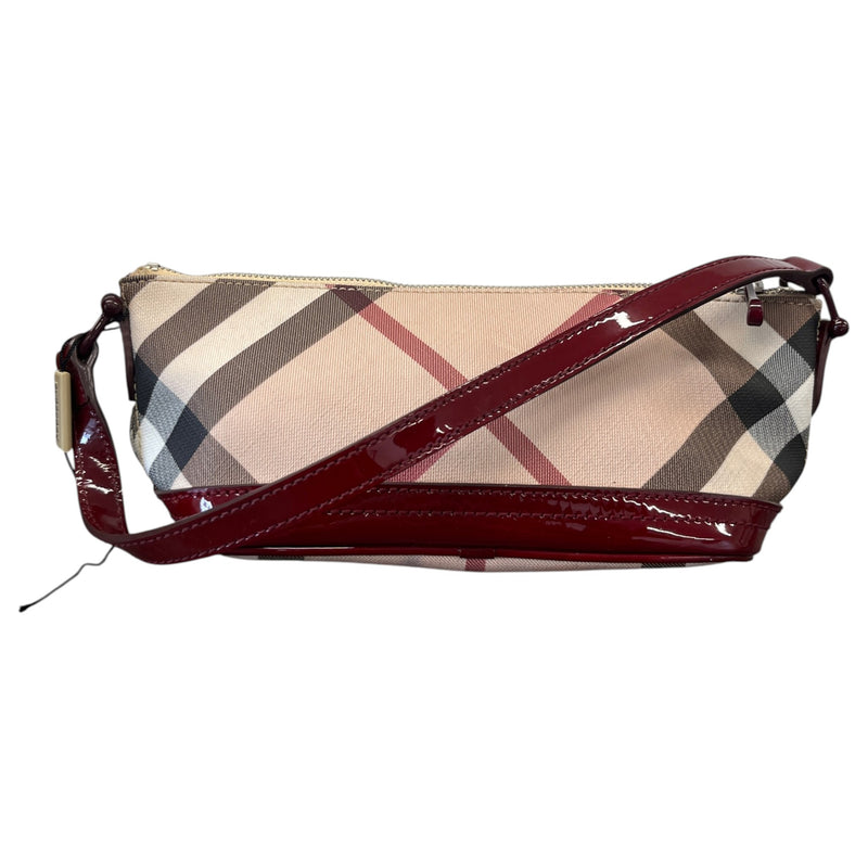 Women's Nova Check Pochette Handbag Red