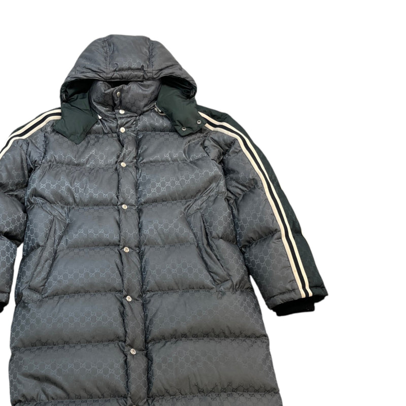 Men's Gg Jacquard Down Jacket Grey Size IT 44 / XS