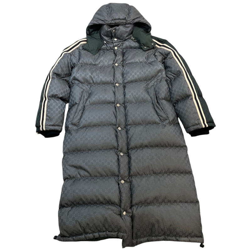 Men's Gg Jacquard Down Jacket Grey Size IT 44 / XS