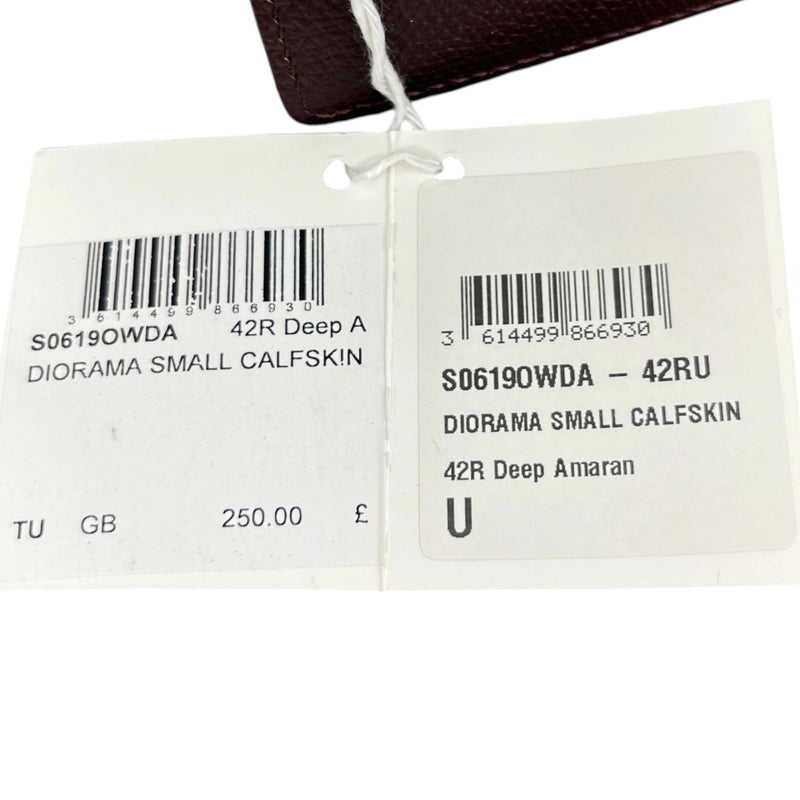Men's Diorama Card Holder Brown