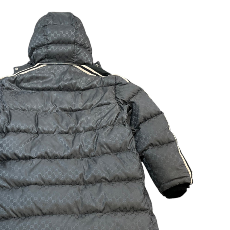 Men's Gg Jacquard Down Jacket Grey Size IT 44 / XS