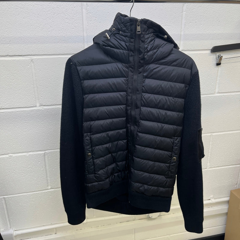 Men's Cardigan Tricot Jacket Black Size 3 / L