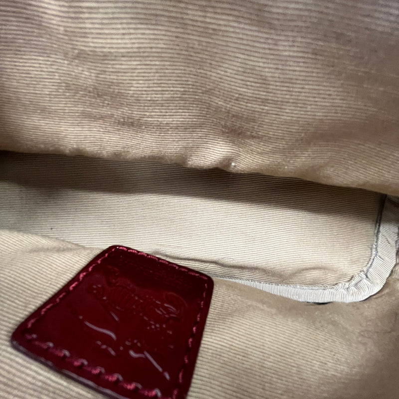 Women's Nova Check Pochette Handbag Red