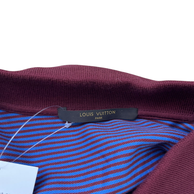 Men's Fil A Fil Striped Polo Shirt Multi-Coloured Size XL