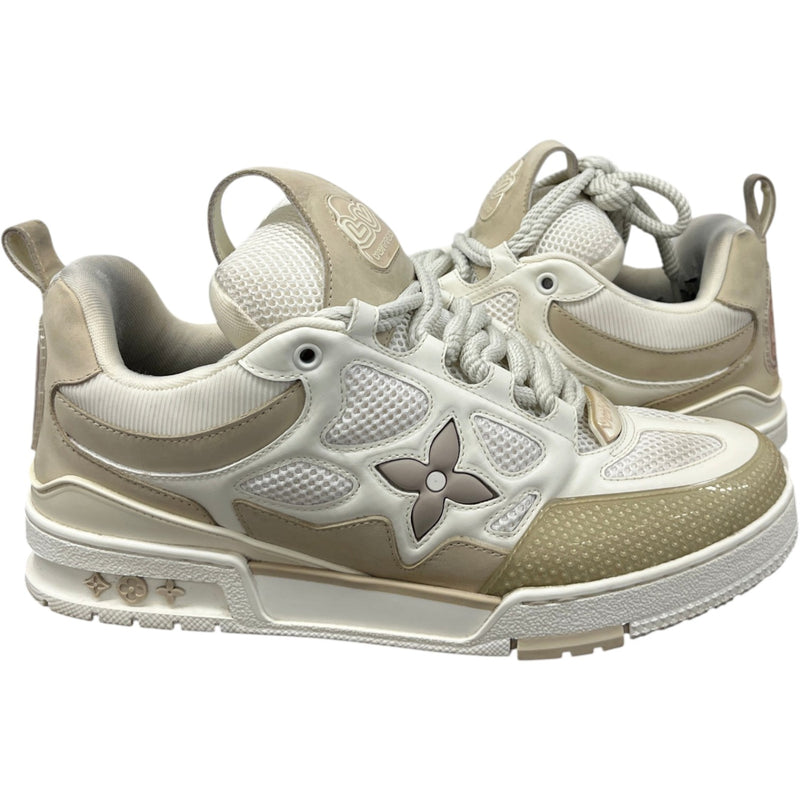 Men's Lv Skate Low Trainers Beige Size EU 42 / UK 8