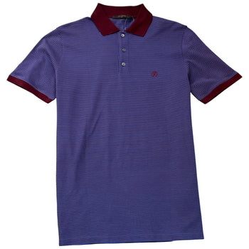 Men's Fil A Fil Striped Polo Shirt Multi-Coloured Size XL